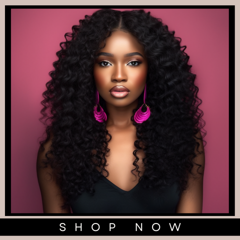 HD Closure Curly Wigs