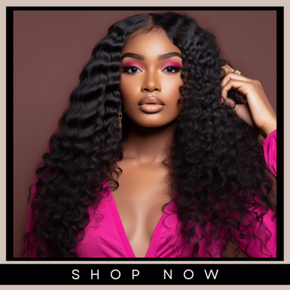 Ready To Ship: Jet Black SEA Burmese Curly 22" HD Lace Wig